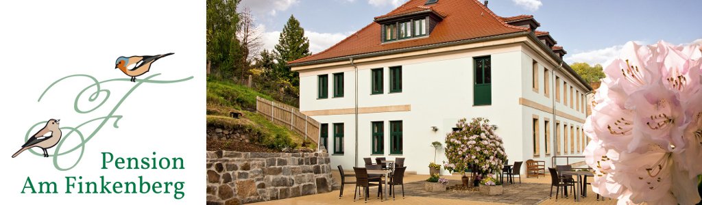 Außenansicht, Terrasse Pension 'Am Finkenberg'